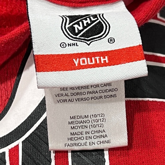 Boys Kids New Jersey Devils NHL Hockey Hoodie Pullover Sweatshirt - Picture 4 of 4